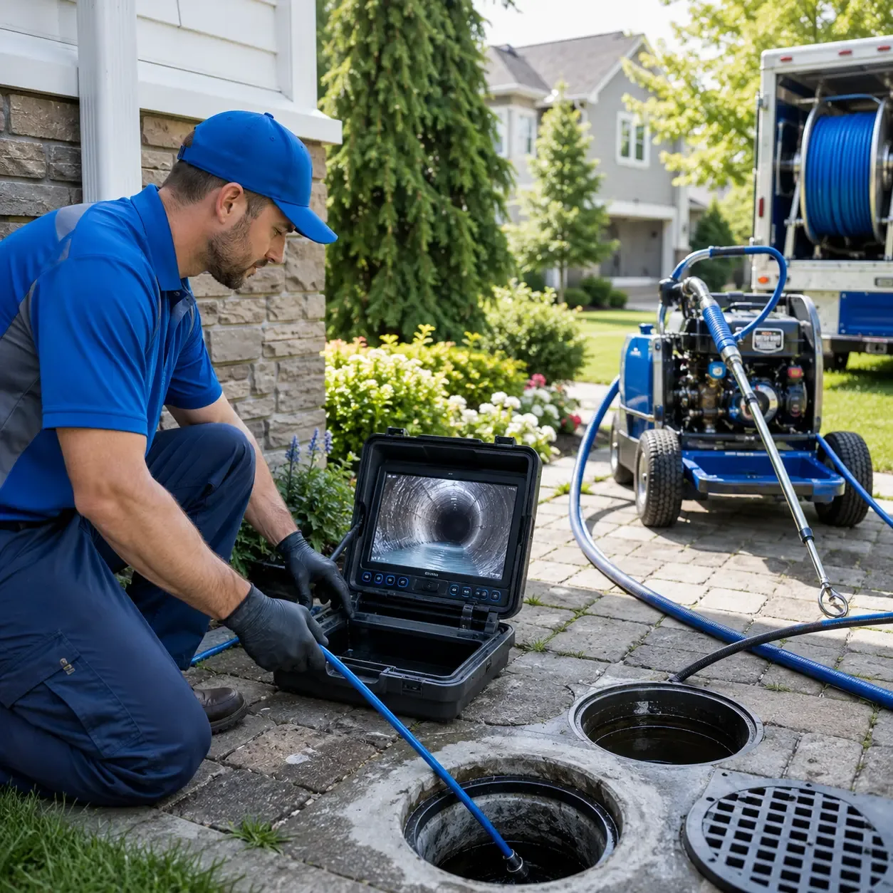 Outdoor drain cleaning professionals serving Elkport, IA
